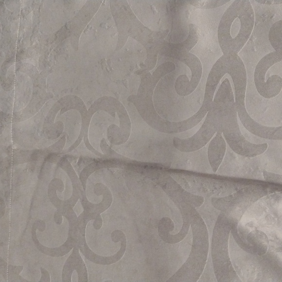 NEW Heavy Purple Gray Velvet Burnout Curtain Panel 84" - Picture 9 of 14